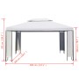 Weißes Pavillonzelt 3x4 m von vidaXL, Zelte und Pavillons - Ref: Foro24-43214, Preis: 210,27 €, Rabatt: %
