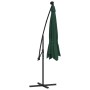 Hängeschirm mit LED-Leuchten und Metallstange 300 cm grün von vidaXL, Sonnenschirme - Ref: Foro24-42969, Preis: 139,86 €, Rab...