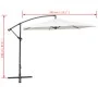 Cantilever parasol 3 m sand white by vidaXL, Umbrellas - Ref: Foro24-42202, Price: 112,76 €, Discount: %