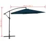 Ampelschirm 3 m blau von vidaXL, Sonnenschirme - Ref: Foro24-42201, Preis: 102,35 €, Rabatt: %