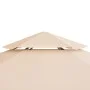 Hexagonal beige garden pergola/gazebo 323x265 cm by vidaXL, Tents and gazebos - Ref: Foro24-43165, Price: 224,77 €, Discount: %