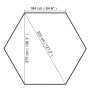 Pérgola/Cenador de jardín hexagonal beige 323x265 cm de vidaXL, Carpas y cenadores - Ref: Foro24-43165, Precio: 228,41 €, Des...