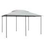 Garden gazebo with white curtains 4x3 m by vidaXL, Tents and gazebos - Ref: Foro24-43216, Price: 259,70 €, Discount: %