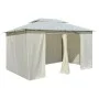 Garden gazebo with white curtains 4x3 m by vidaXL, Tents and gazebos - Ref: Foro24-43216, Price: 259,70 €, Discount: %