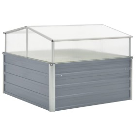 Gewächshaus 100x100x85 cm grau verzinkter Stahl von vidaXL, Töpfe und Pflanzgefäße - Ref: Foro24-42406, Preis: 83,71 €, Rabat...