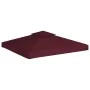 Gazebo canopy 2 levels 310 g/m² 3x3 m burgundy by vidaXL, Covers for tents and gazebos - Ref: Foro24-44757, Price: 51,73 €, D...