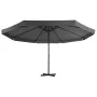 Garden umbrella with anthracite gray aluminum pole 500 cm by vidaXL, Umbrellas - Ref: Foro24-44474, Price: 244,58 €, Discount: %