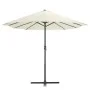Gartenschirm mit Aluminiumstange 460x270 cm sand von vidaXL, Sonnenschirme - Ref: Foro24-44868, Preis: 159,31 €, Rabatt: %