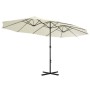 Gartenschirm mit Aluminiumstange 460x270 cm sand von vidaXL, Sonnenschirme - Ref: Foro24-44868, Preis: 162,49 €, Rabatt: %