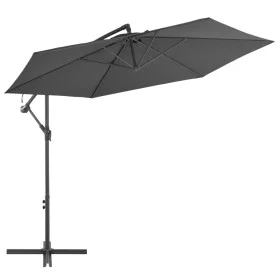 Cantilever umbrella with 300 cm anthracite gray aluminum pole by vidaXL, Umbrellas - Ref: Foro24-44509, Price: 102,33 €, Disc...