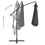 Sombrilla voladiza con poste de aluminio 300 cm gris antracita de vidaXL, Sombrillas - Ref: Foro24-44509, Precio: 101,99 €, D...