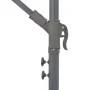 Sombrilla voladiza con poste de aluminio 300 cm gris antracita de vidaXL, Sombrillas - Ref: Foro24-44509, Precio: 101,99 €, D...