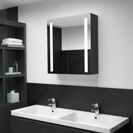 Mueble de baño con espejo LED 62x14x60 cm by vidaXL, bathroom vanities - Ref: Foro24-325542, Price: 145,50 €, Discount: %