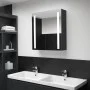 Mueble de baño con espejo LED 62x14x60 cm de vidaXL, Tocadores de baño - Ref: Foro24-325542, Precio: 142,26 €, Descuento: %