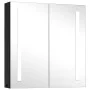 Badezimmerschrank mit LED-Spiegel 62x14x60 cm von vidaXL, Badezimmerwaschtische - Ref: Foro24-325542, Preis: 145,50 €, Rabatt: %