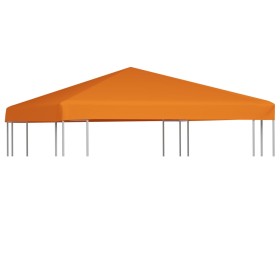 Toldo de cenador 310 g/m² 3x3 m naranja