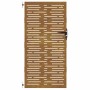 Puerta de jardín acero corten diseño cuadrado 85x175 cm