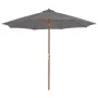 Gartenschirm mit Holzstange 300 cm Anthrazit von vidaXL, Sonnenschirme - Ref: Foro24-44495, Preis: 82,17 €, Rabatt: %