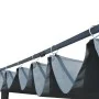 Cenador techo ratán sintético 300x300x200 cm gris y antracita de vidaXL, Carpas y cenadores - Ref: Foro24-44818, Precio: 333,...