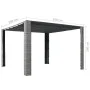 Cenador techo ratán sintético 300x300x200 cm gris y antracita de vidaXL, Carpas y cenadores - Ref: Foro24-44818, Precio: 333,...