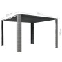 Outdoor dining gazebo with synthetic rattan roof 300x300x200 cm in gray and anthracite. by vidaXL, Tents and gazebos - Ref: F...