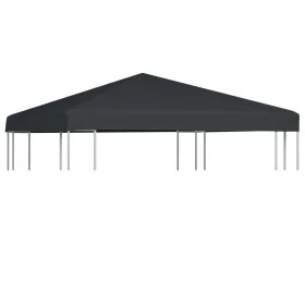 Gazebo canopy 310 g/m² 3x3 m gray by vidaXL, Covers for tents and gazebos - Ref: Foro24-44781, Price: 60,57 €, Discount: %