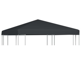 Pavillonmarkise 310 g/m² 3x3 m grau von vidaXL, Abdeckungen für Zelte und Pavillons - Ref: Foro24-44781, Preis: 72,04 €, Raba...