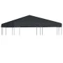 Gazebo canopy 310 g/m² 3x3 m gray by vidaXL, Covers for tents and gazebos - Ref: Foro24-44781, Price: 60,57 €, Discount: %