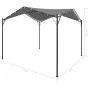 Anthracite gray gazebo 4x4 m by vidaXL, Tents and gazebos - Ref: Foro24-44767, Price: 230,93 €, Discount: %