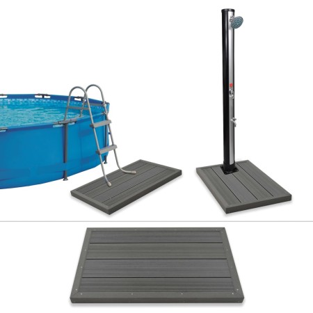 WPC-Poolleiter-Solarduschbodenpaneel von vidaXL, Pool- und Spa-Zubehör - Ref: Foro24-45016, Preis: 75,19 €, Rabatt: %