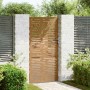 Puerta de jardín acero corten diseño cuadrado 85x200 cm