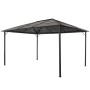 Pavillon mit Aluminiumdach 4x3x2,6 m schwarz von vidaXL, Zelte und Pavillons - Ref: Foro24-44643, Preis: 767,58 €, Rabatt: %