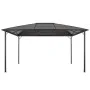 Gazebo with aluminum roof 4x3x2.6 m black by vidaXL, Tents and gazebos - Ref: Foro24-44643, Price: 753,81 €, Discount: %