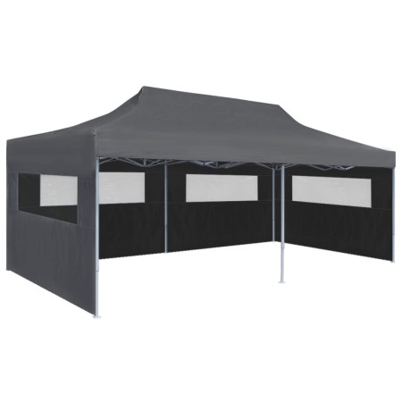 Pop-up-Faltzelt mit Seitenwänden 3x6 m anthrazit von vidaXL, Zelte und Pavillons - Ref: Foro24-44966, Preis: 194,40 €, Rabatt: %
