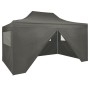 Pop-up folding tent with 4 walls 3x4.5 m anthracite gray by vidaXL, Tents and gazebos - Ref: Foro24-44970, Price: 176,35 €, D...