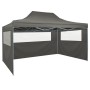 Pop-up folding tent with 4 walls 3x4.5 m anthracite gray by vidaXL, Tents and gazebos - Ref: Foro24-44970, Price: 176,35 €, D...