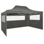 Pop-up folding tent with 4 walls 3x4.5 m anthracite gray by vidaXL, Tents and gazebos - Ref: Foro24-44970, Price: 188,87 €, D...