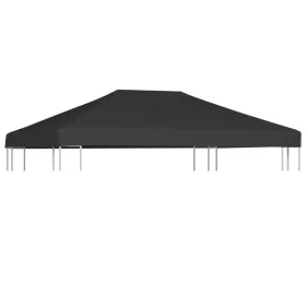 Gazebo awning 310 g/m² 4x3 m gray by vidaXL, Covers for tents and gazebos - Ref: Foro24-44787, Price: 81,95 €, Discount: %
