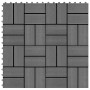 WPC-Verandafliesen 30x30 cm 1 m² grau 11 Einheiten von vidaXL, Böden und Teppiche - Ref: Foro24-45030, Preis: 55,68 €, Rabatt: %
