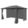 Gazebo with anthracite gray aluminum curtain 400x300 cm by vidaXL, Tents and gazebos - Ref: Foro24-44890, Price: 803,23 €, Di...