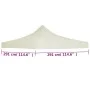 Techo de carpa para celebraciones 3x3 m crema de vidaXL, Cubiertas para carpas y cenadores - Ref: Foro24-44983, Precio: 34,93...