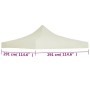 Zeltdach für Feiern 3x3 m creme von vidaXL, Abdeckungen für Zelte und Pavillons - Ref: Foro24-44983, Preis: 34,93 €, Rabatt: %