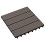 WPC Verandafliesen 30x30 cm 1 m² dunkelbraun 11 Stk von vidaXL, Böden und Teppiche - Ref: Foro24-45025, Preis: 66,19 €, Rabat...