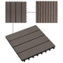 WPC Verandafliesen 30x30 cm 1 m² dunkelbraun 11 Stk von vidaXL, Böden und Teppiche - Ref: Foro24-45025, Preis: 66,19 €, Rabat...