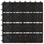 WPC Verandafliesen 30x30 cm 1 m² dunkelbraun 11 Stk von vidaXL, Böden und Teppiche - Ref: Foro24-45025, Preis: 66,19 €, Rabat...