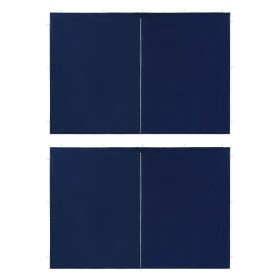 Wände für Partyzelt mit Reißverschluss 2 Stück PE blau von vidaXL, Zelte und Pavillons - Ref: Foro24-45116, Preis: 21,15 €, R...