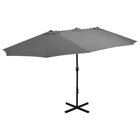 Gartenschirm mit Aluminiumstange 460x270 cm anthrazit von vidaXL, Sonnenschirme - Ref: Foro24-44869, Preis: 164,26 €, Rabatt: %