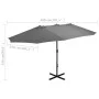 Garden umbrella with aluminum pole 460x270 cm anthracite by vidaXL, Umbrellas - Ref: Foro24-44869, Price: 167,44 €, Discount: %