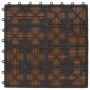 WPC-Verandafliesen 30x30 cm 1 m² Teakfarbe 11 Einheiten von vidaXL, Böden und Teppiche - Ref: Foro24-45032, Preis: 57,93 €, R...
