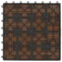 WPC-Verandafliesen 30x30 cm 1 m² Teakfarbe 11 Einheiten von vidaXL, Böden und Teppiche - Ref: Foro24-45032, Preis: 59,12 €, R...